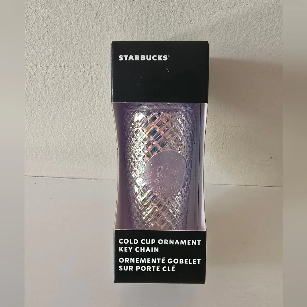 Starbucks Iridescent Ornament Keychain — NIB